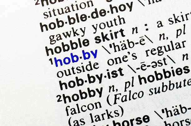 istock Hobby. Closeup of dictionary word entry. 469549742