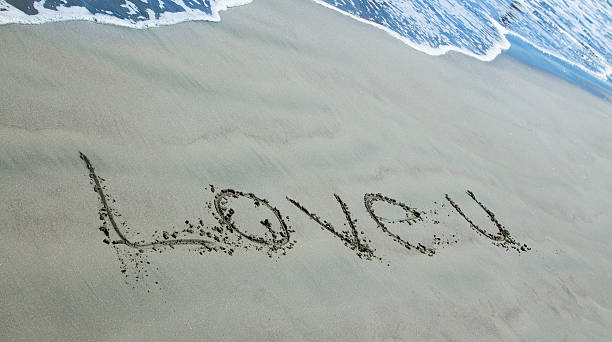 istock I Love U Sand 469550629