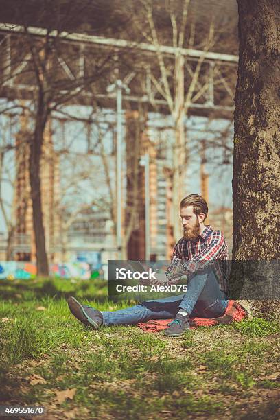 Relaxing At Park Stock Photo - Download Image Now - 20-29 Years, 2015, 30-34 Years