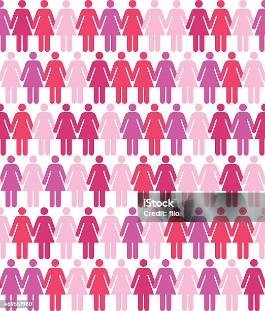 Seamless Women Pattern Stock Illustration - Download Image Now - Women, Pattern, Backgrounds