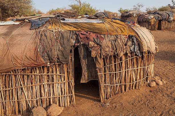istock Kenyan tribal house. 469552357