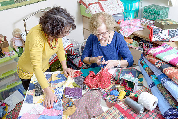 istock two women working on their quilting 469554422