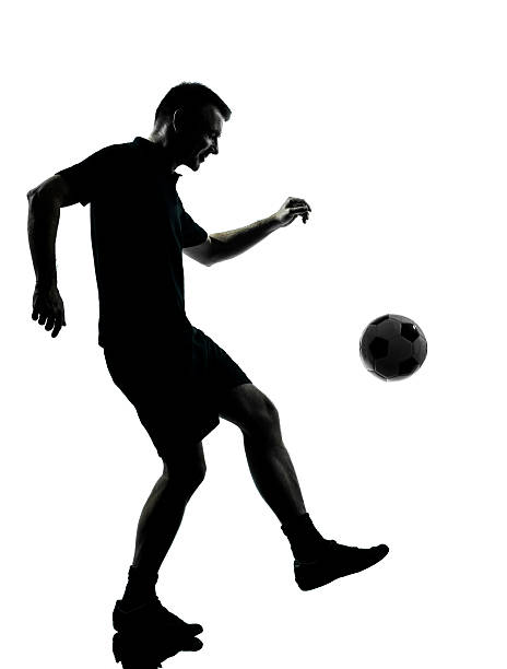 istock man soccer player silhouette 469555599