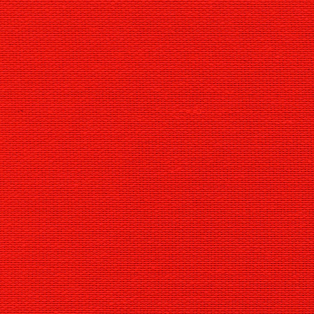 istock Red natural linen texture for the background 469555997