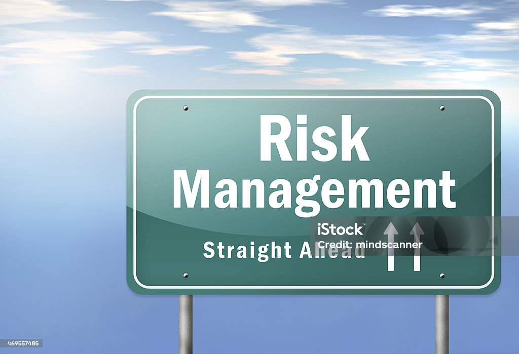 Credit And Risk Sign Post Highway Signpost Risk Management Stock Illustration - Download Image ...