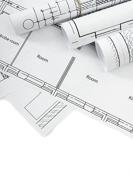 istock Repair work. Drawings for building on white a background 469557618