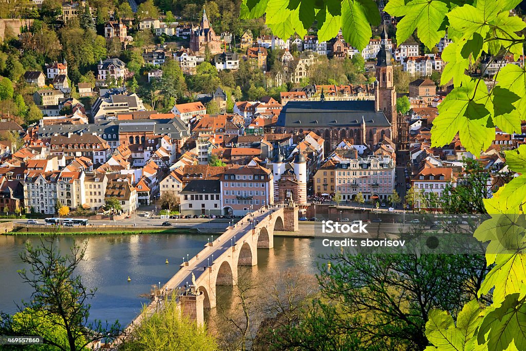View on Heidelberg View on Heidelberg at summer, Germany 2015 Stock Photo