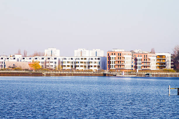 istock Apartment Blocks close to the water 469558002
