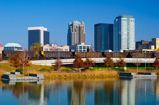 istock Birmingham Downtown Skyline and lake 469558576
