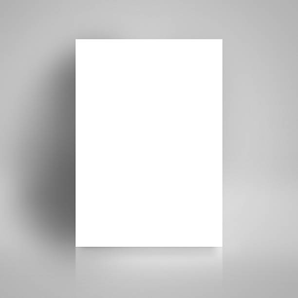 istock Blank White Poster Mock Up Leaning on White Studio Wall 469558886