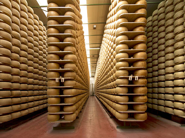 wheels of cheese