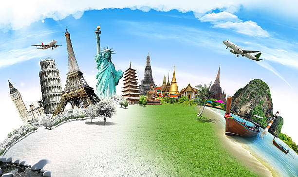 istock Travel the world monument concept 469562118