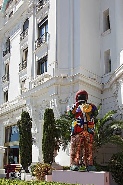 Hotel Negresco um símbolo da Costa Azul. - fotografia de stock