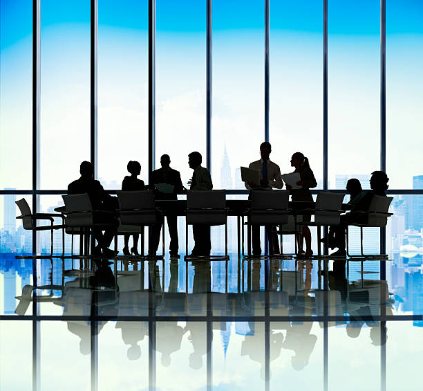 istock Business People Talking Conference Meeting Room Concept 469568448