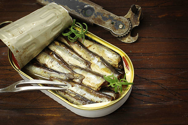 istock Sardines, sprats canned in a tin 469568682