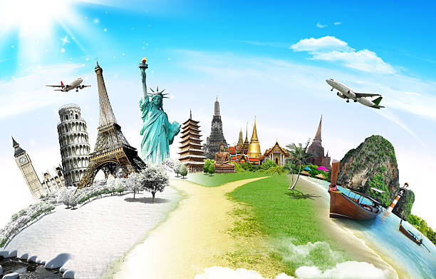 istock Travel the world monument concept 469568996
