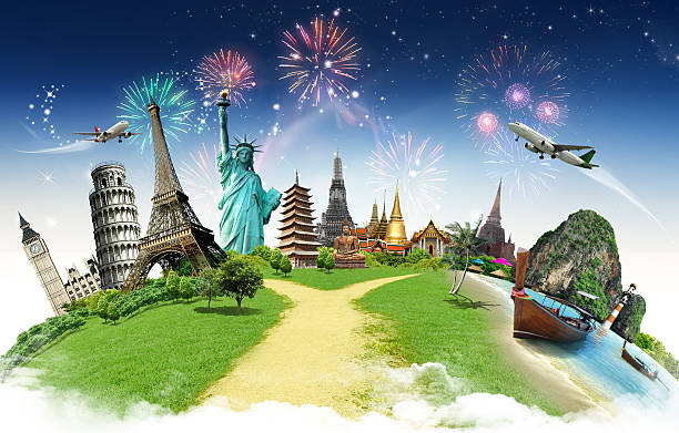 istock Travel the world monument concept 469568998