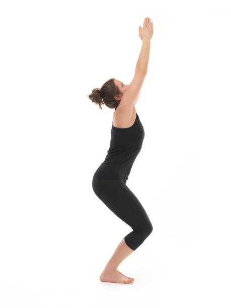 istock begginer hatha yoga posture 469569549