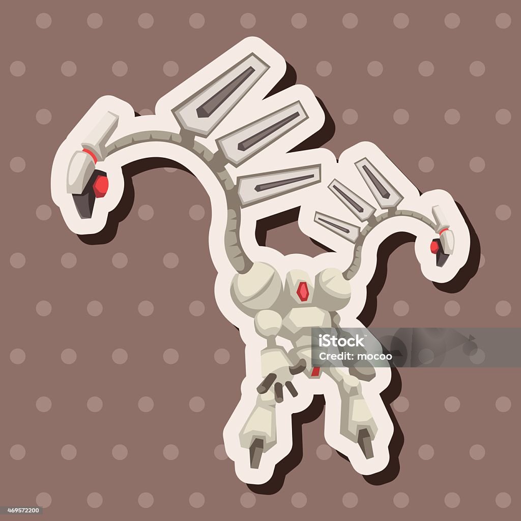 Robotics Theme Vector Robot Theme Elements Vector Eps Stock Illustration - Download Image Now ...