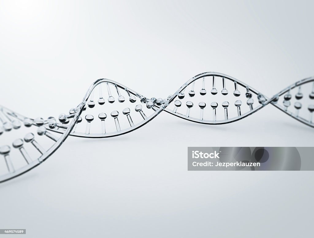 DNA Struttura molecolare - Foto stock royalty-free di Astratto