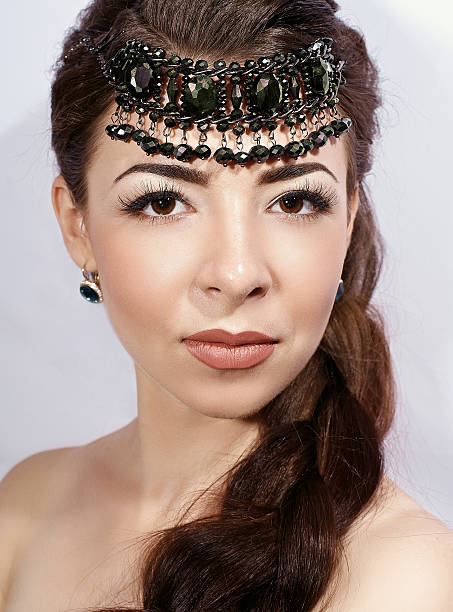 istock Brunette with braided hair 469577922