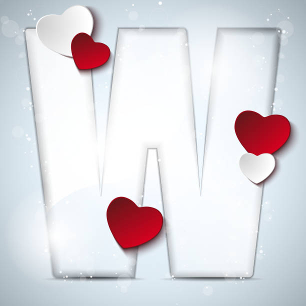istock Alphabet Letters With Red Heart Valentine Day 469577959