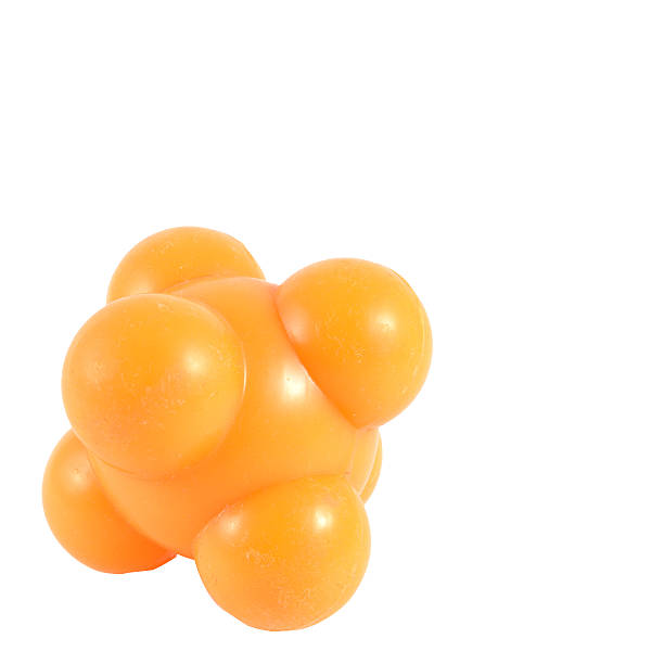 istock Orange ball rubber massage for relieve pain points clipping path 469578542