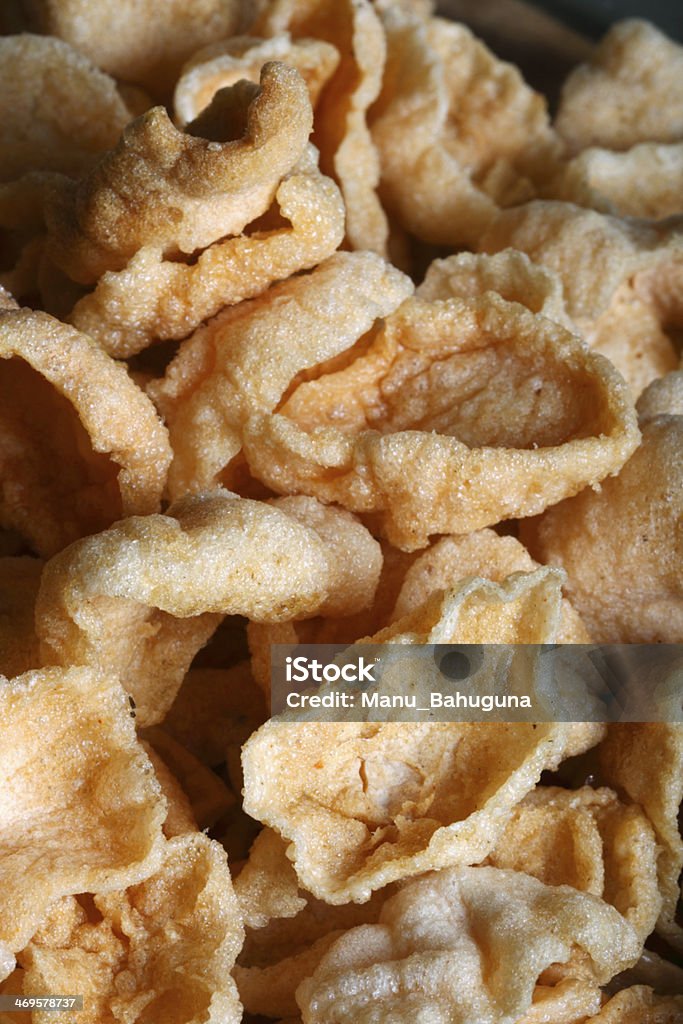 Papad è un famoso spuntino o un piatto indiano pane rotondo - Foto stock royalty-free di Cibi e bevande