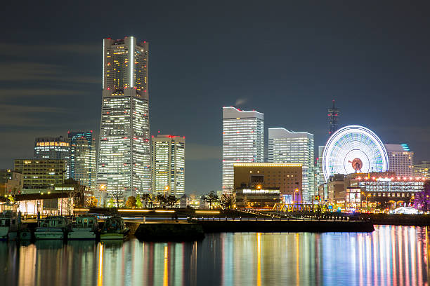 istock Yokohama Skyline night Japan 469579653
