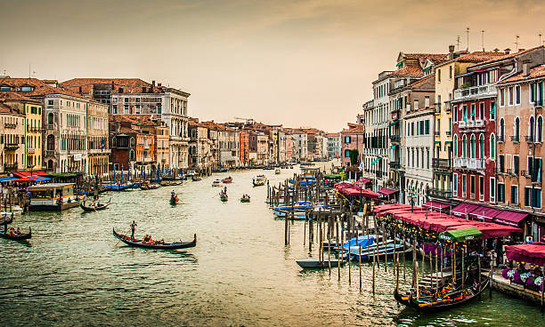 istock Canal Grande sunset panorama, Venice, Italy 469581012