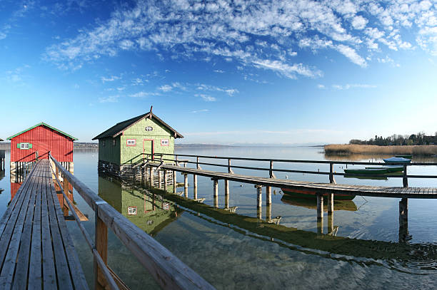 istock two wooden boatshed 469584043
