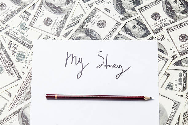 pencil and paper and and dollas