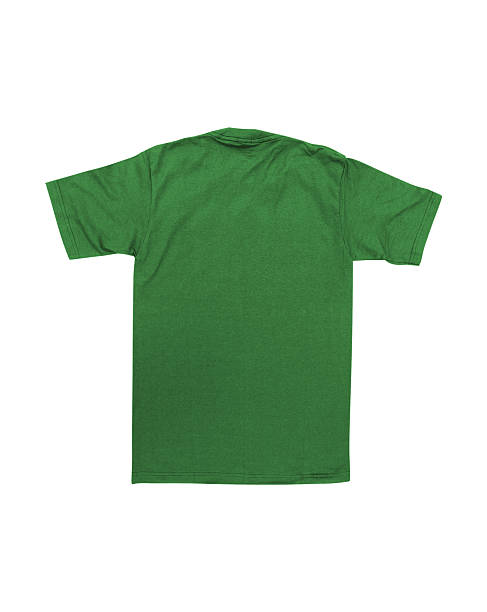 istock Green T-shirt isolated on white background 469587812