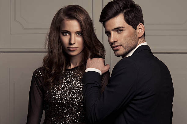 istock Elegant lovely couple 469593829