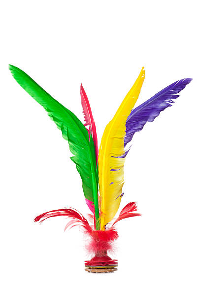 istock Colorful Feather Chinese Jianzi Kicking Shuttlecock 469594238