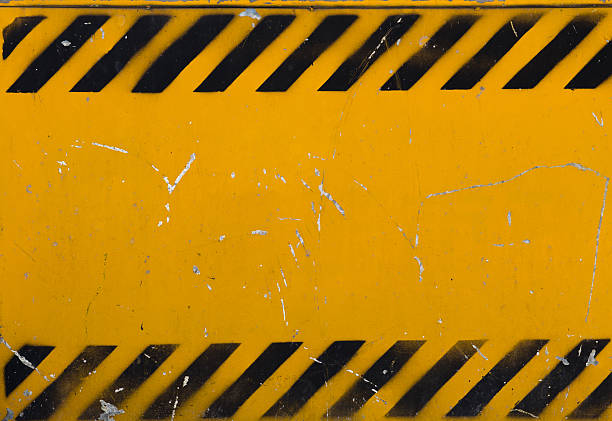 sinal de construção - construction site sign road warning sign warning sign imagens e fotografias de stock