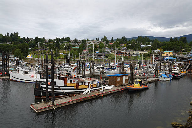 istock Gibsons Harbor Marina, British Columbia 469596525