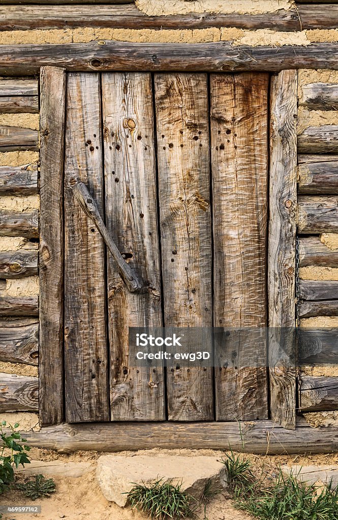 Old rustic door 2015 Stock Photo
