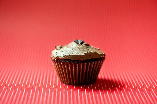 istock Homemade chocolate cupcake with ice cream 469598493