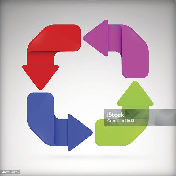 Arrow Loop Stock Illustration - Download Image Now - Acute Angle ...