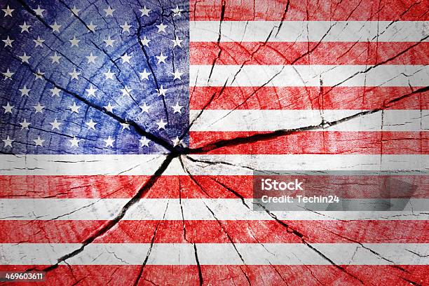 Usa Flag Stock Photo - Download Image Now - American Flag, Antique, At The Edge Of