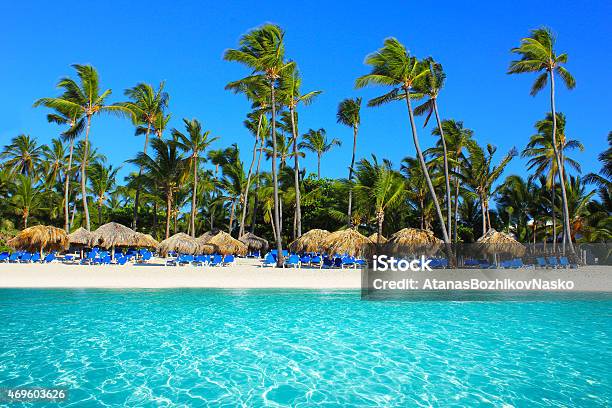 Landscape Image Of Punta Cana Beach Dominican Republic Stock Photo - Download Image Now