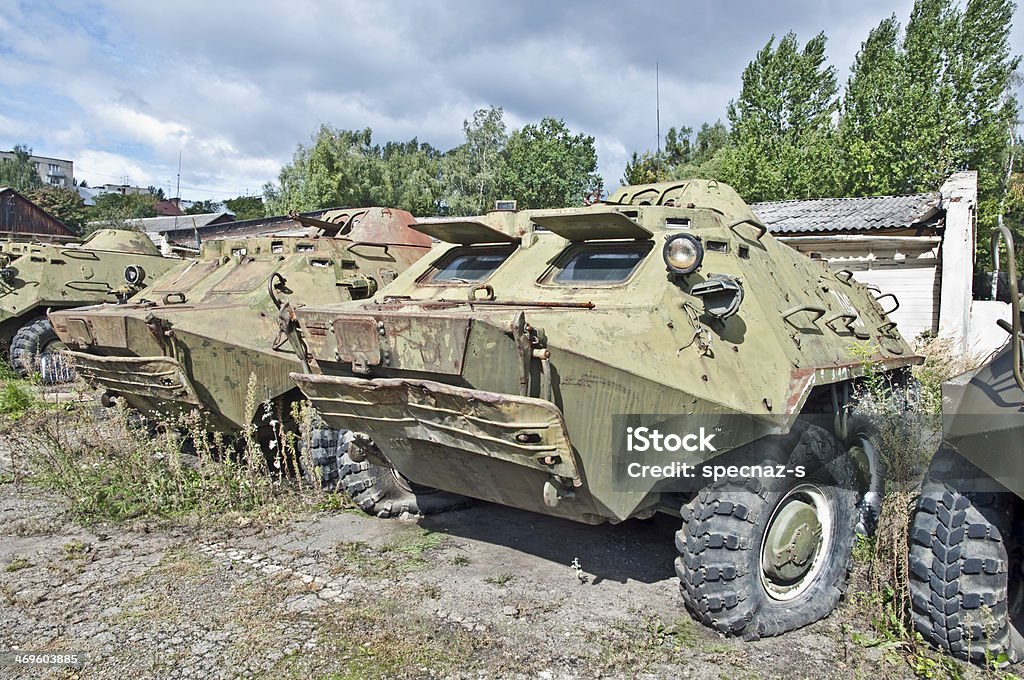 wheeled armored vehicles wheeled armored troop-carrier BTR-60PB army Ukraine Peacekeeping Stock Photo