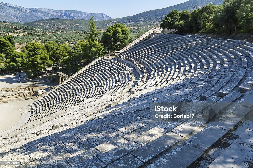 Epidauro, Grecia - Foto stock royalty-free di Anfiteatro