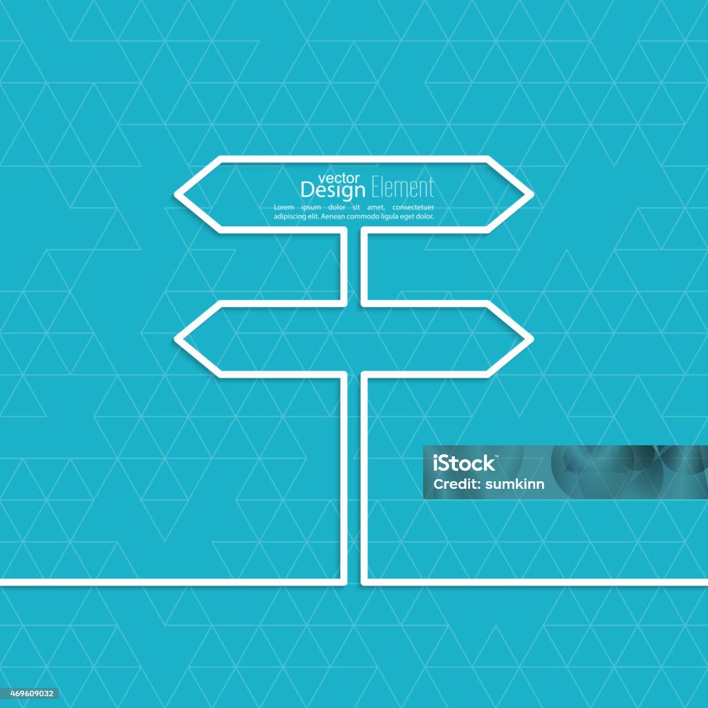 Vector Abstract Background With Direction Stock Illustration - Download ...