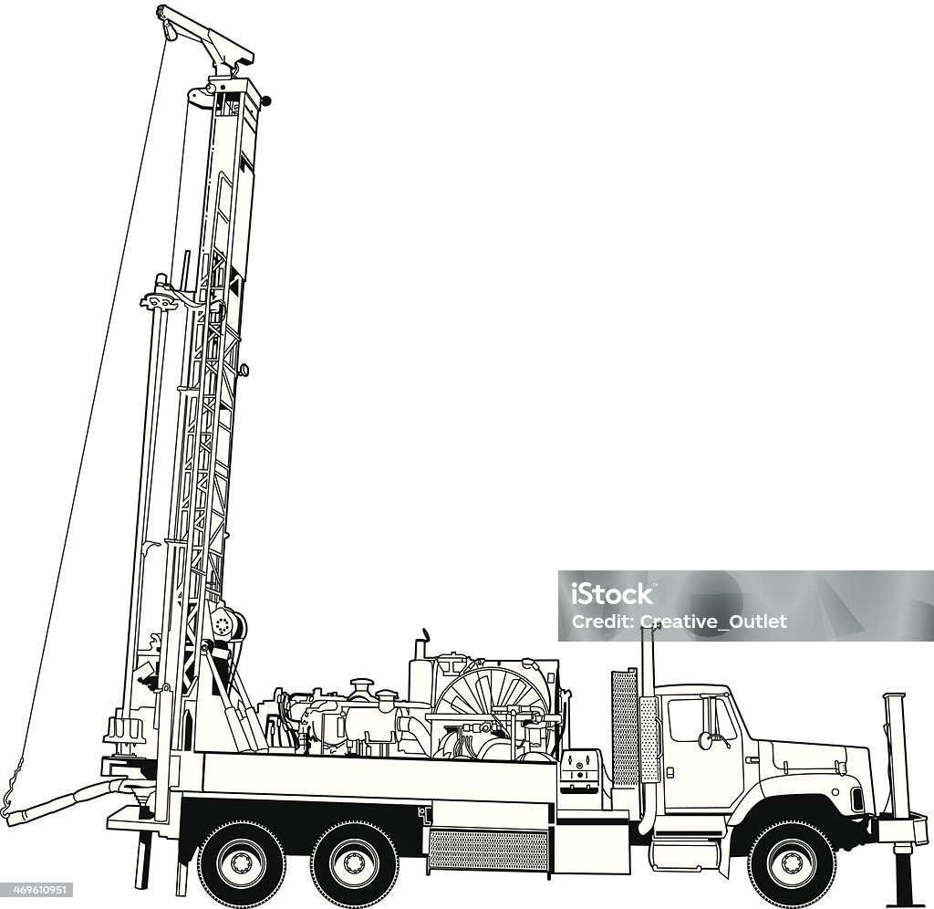 Gamabr Rig Rig Pengeboran Ilustrasi Stok - Unduh Gambar Sekarang - Ilustrasi ...
