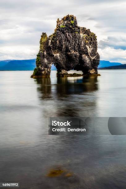 Hvitserkur The Troll Rock Stock Photo - Download Image Now - 2015, Arrangement, Beach