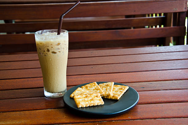 Caffè e biscuit - foto stock