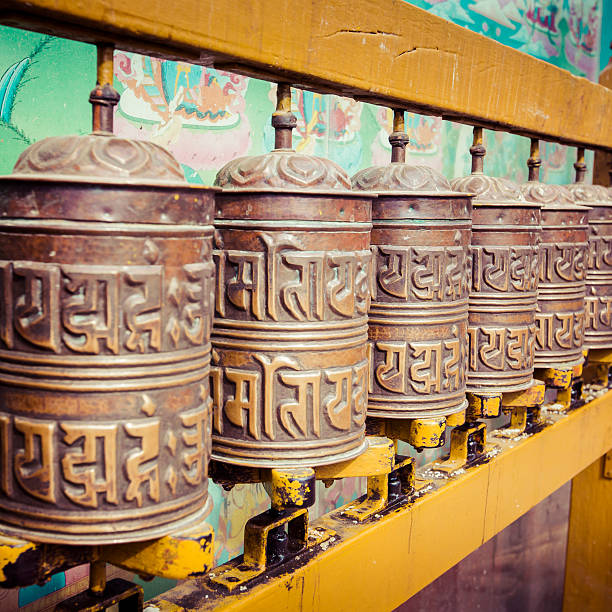 istock Buddhist prayer wheels, Kathmandu, Nepal. 469625902