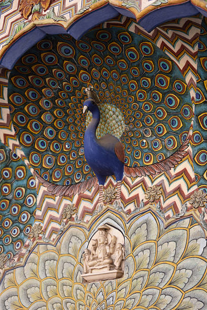 istock Peacock Decoration at the City Palace Jaipur 469629122